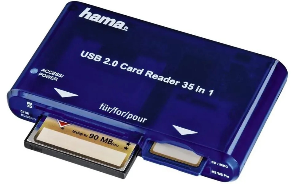 Hama 35 In 1 Usb 2.0 Multi Memory Card Reader