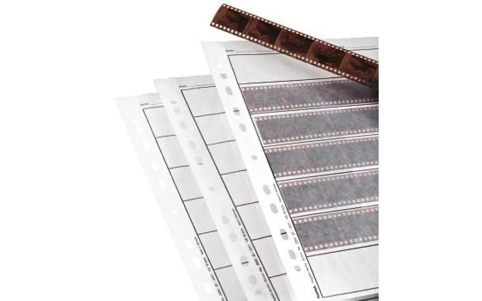 Hama 35mm Negative Storage Pages For Ringbinder Pack 100 Sheets Sleeves Strips