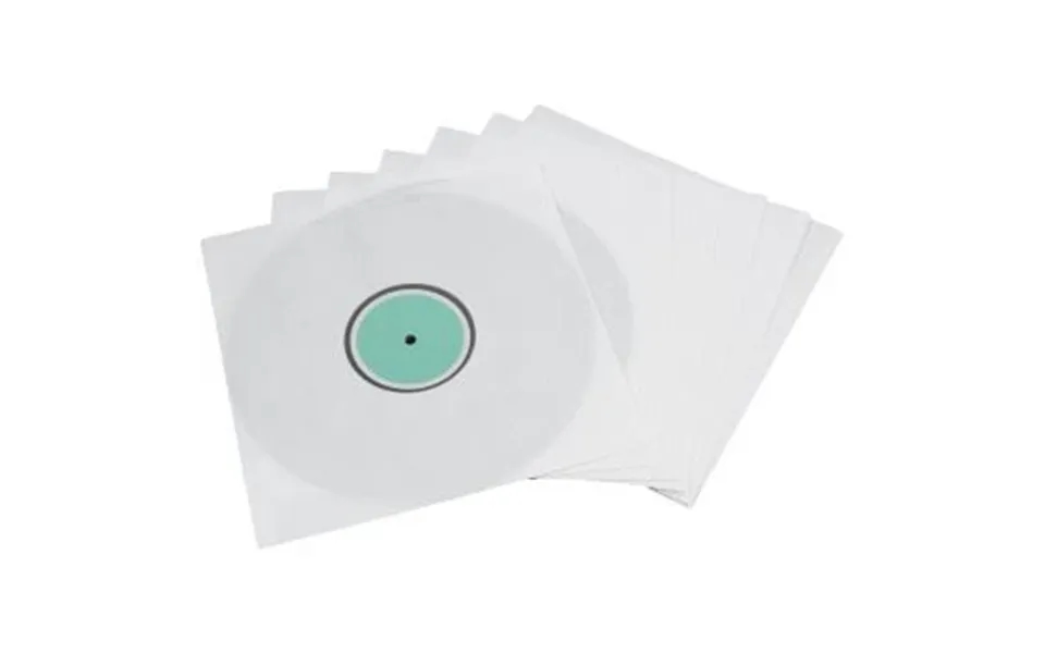 Hama Lp 12 White Paper Inner Vinyl Record Sleeves Transparent Window 10 Pack