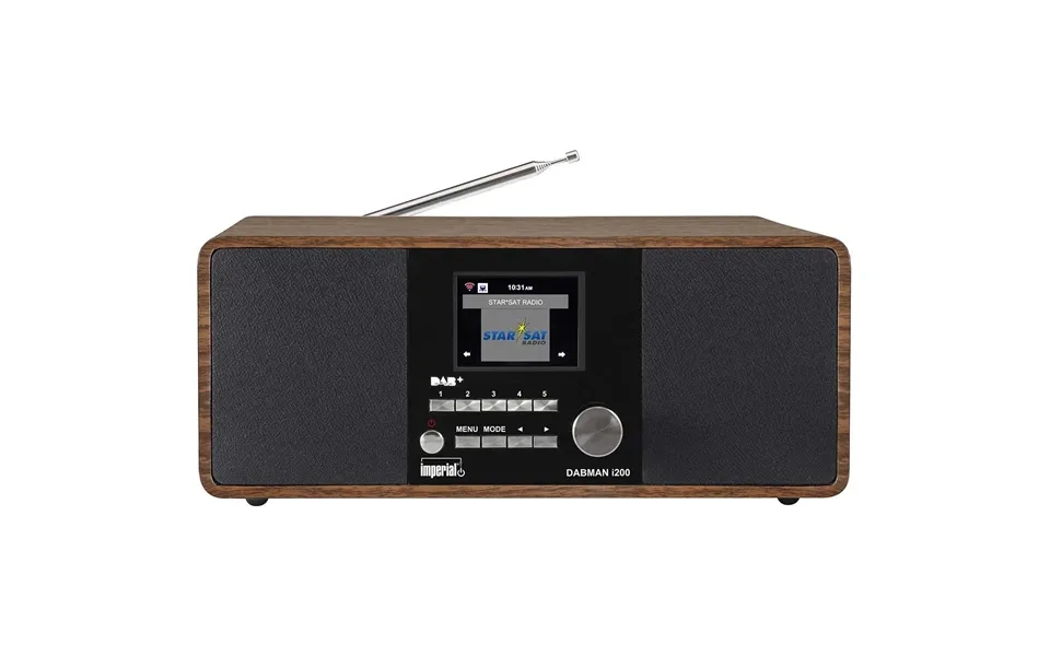 Imperial Dabman I200 Dab Internet Radio Speaker With Wifi, Upnp Dlna, Fm, Usb & Dab Digital - Wood