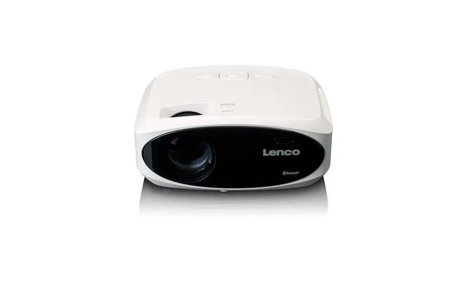 Lenco Lcd Projector And Bluetooth With High Resolution - Supports Full Hd 1080p Content White