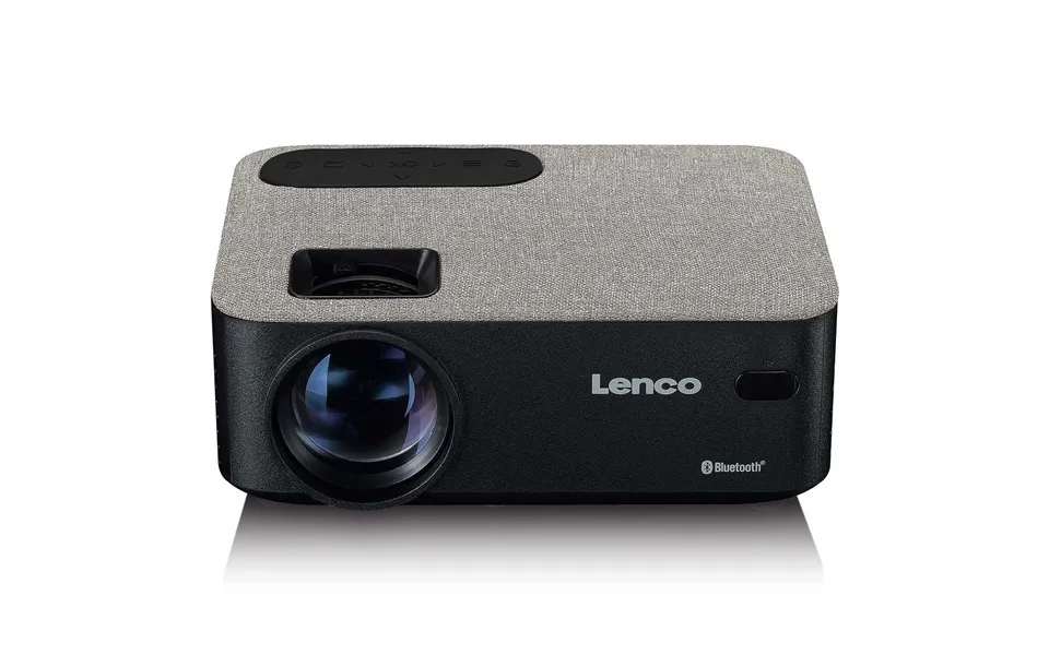 Lenco Lcd Projector And Bluetooth With High Resolution - Supports Hd 720p Content Grey