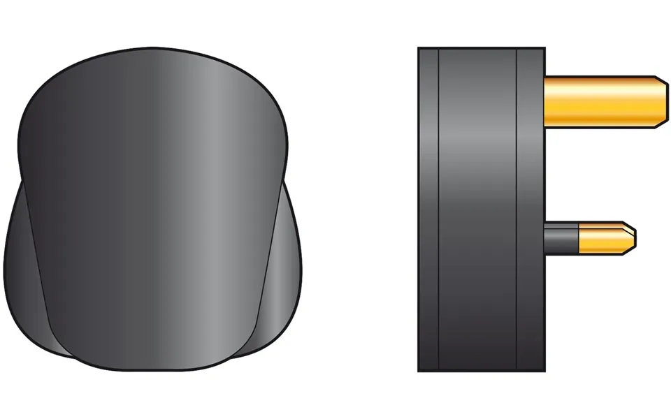 Mercury Rubber Uk Mains Plug - 13a Fuse
