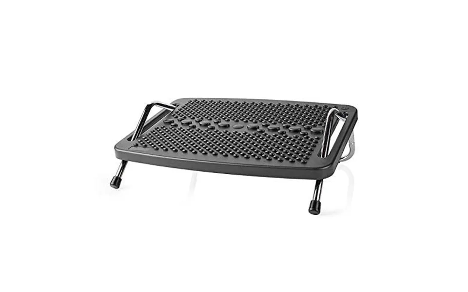 Nedis Feet Rest Adjustable Angle Black Metal Plastic