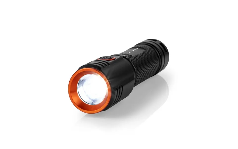 Nedis Led Torch Rechargeable - 20w Compact Flashlight With Usb-c Charging
