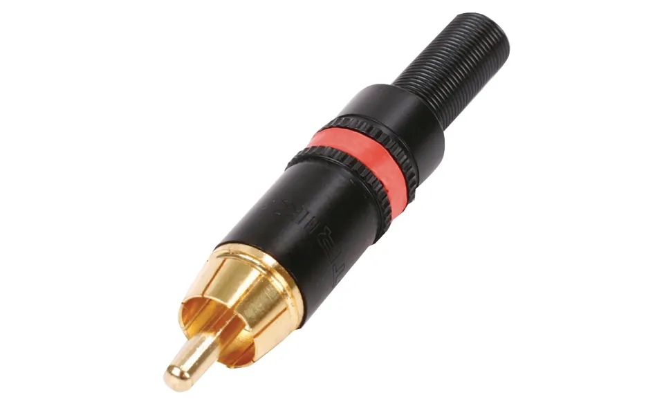 Neutrik Connector Rca Male Metal Red