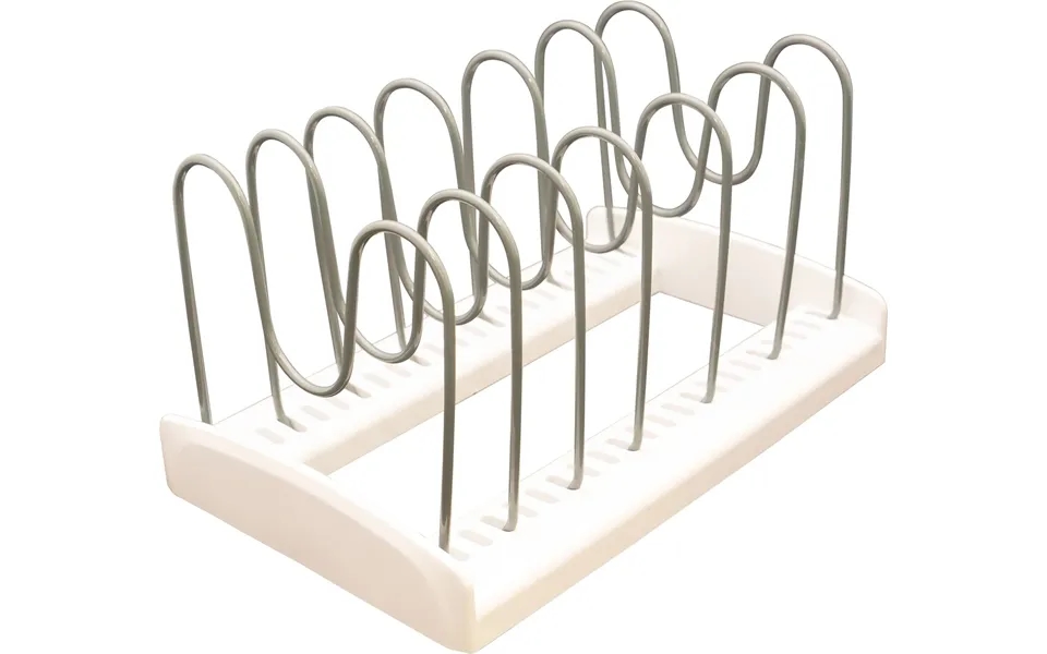 Pan Pot Lid Organiser Storage Rack Adjustable Kitchen Cupboard Saucepan Holder