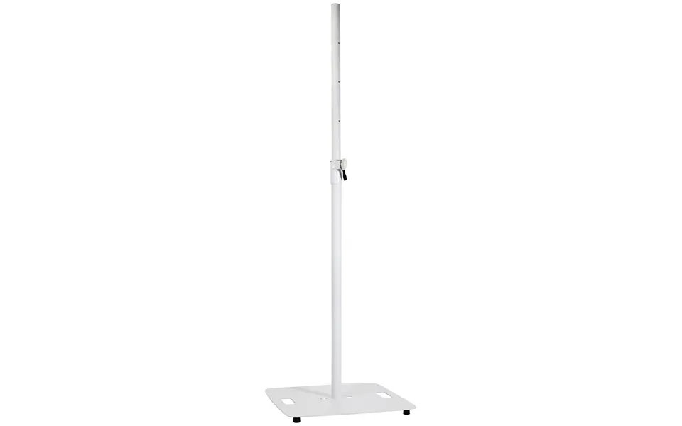 Qtx Square Base Heavy Duty 35mm Speaker Stand With Adjustable Height 104-182cm White