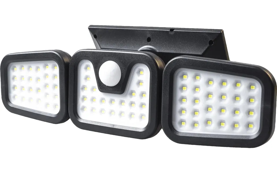 Solar Powered Adjustable Pir Motion Wall Sensor Security Light With 74 Leds