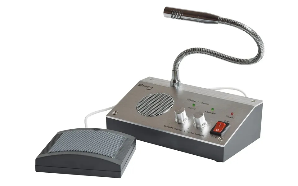 Talk Speak Through Glass Security Intercom System Window Microphone Speaker