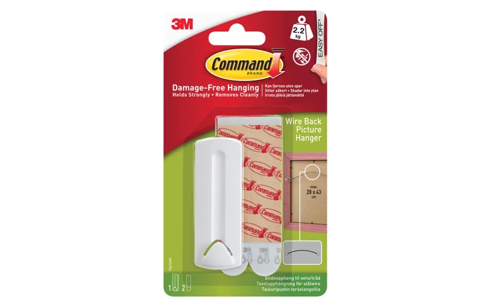 Command 17041 Wire-backed Picture Hanger