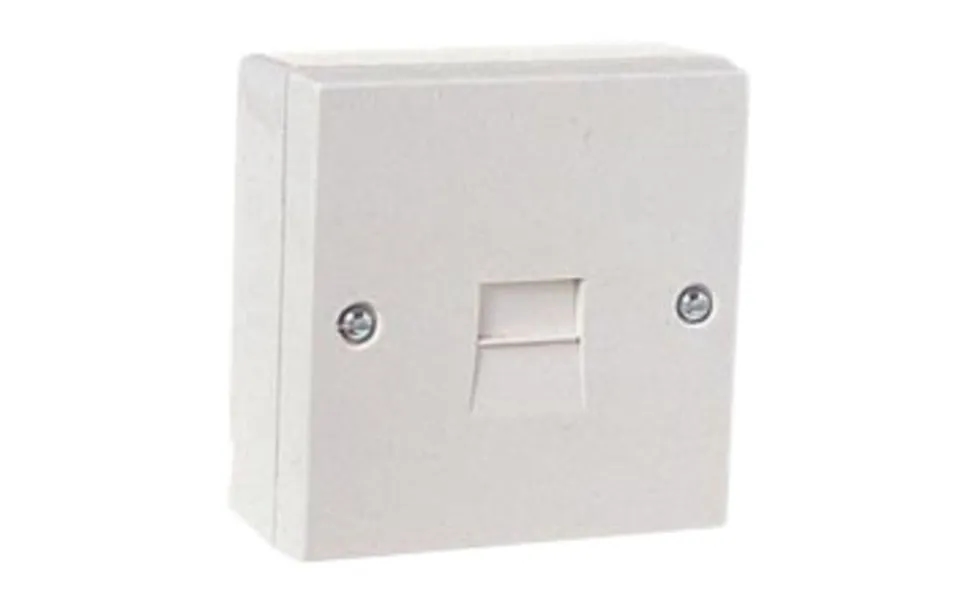 Dencon 7201 Telephone Socket 1 Way White