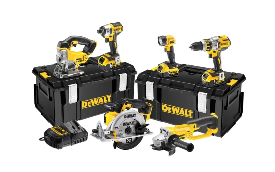 Dewalt Power Tools Dewalt Dck694p3gb 18v 6 Piece Kit With 3 × 5