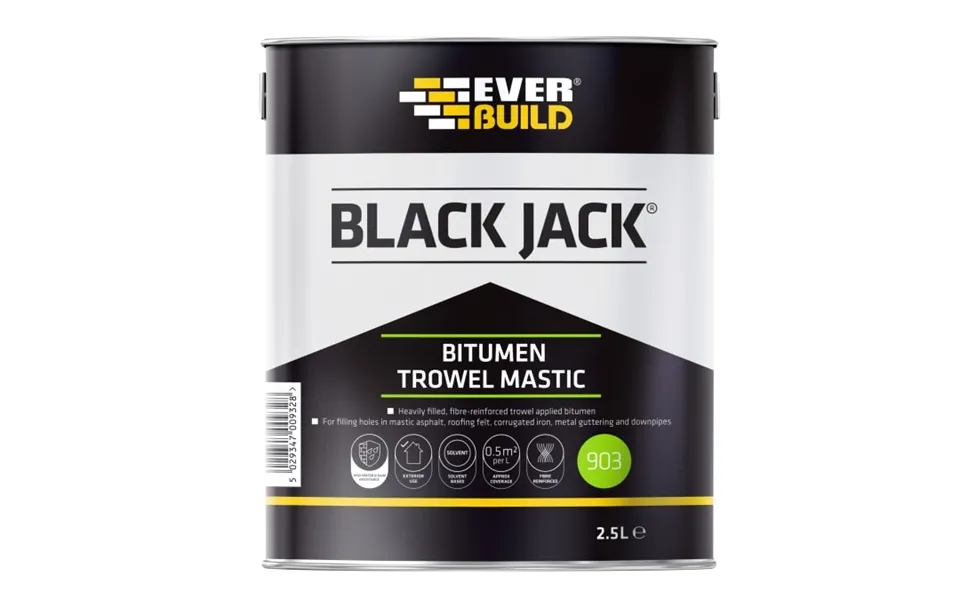 Everbuild Sika Everbuild 486989 2.5 Litre Bitumen Trowel Mastic