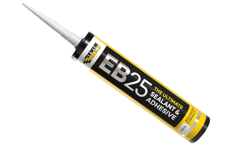 Everbuild Sika Everbuild 605668 Eb25 Hybrid Sealant Adhesive White 300ml