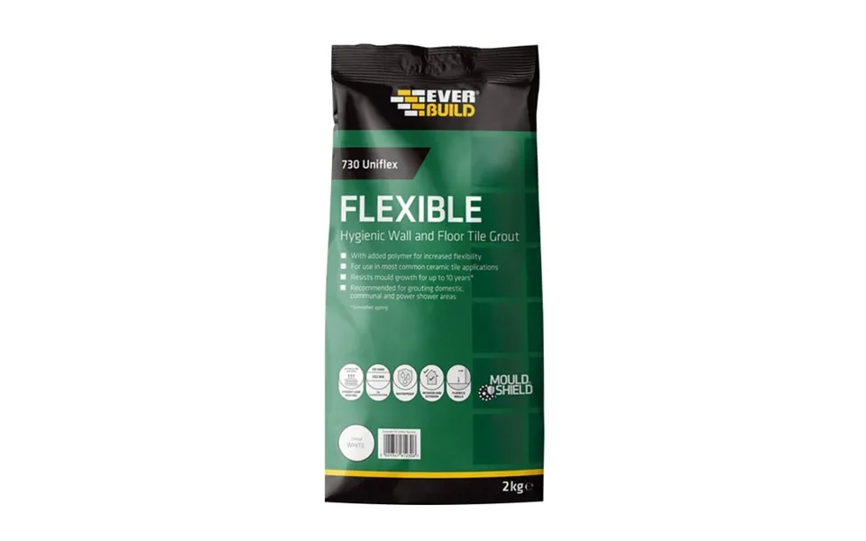 Everbuild Sika Everbuild 695765 730 Uniflex Hygienic Tile Grout White 2