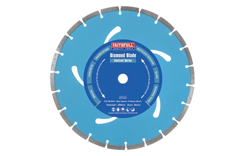 Faithfull Faidb300c 300mm Diamond Blade