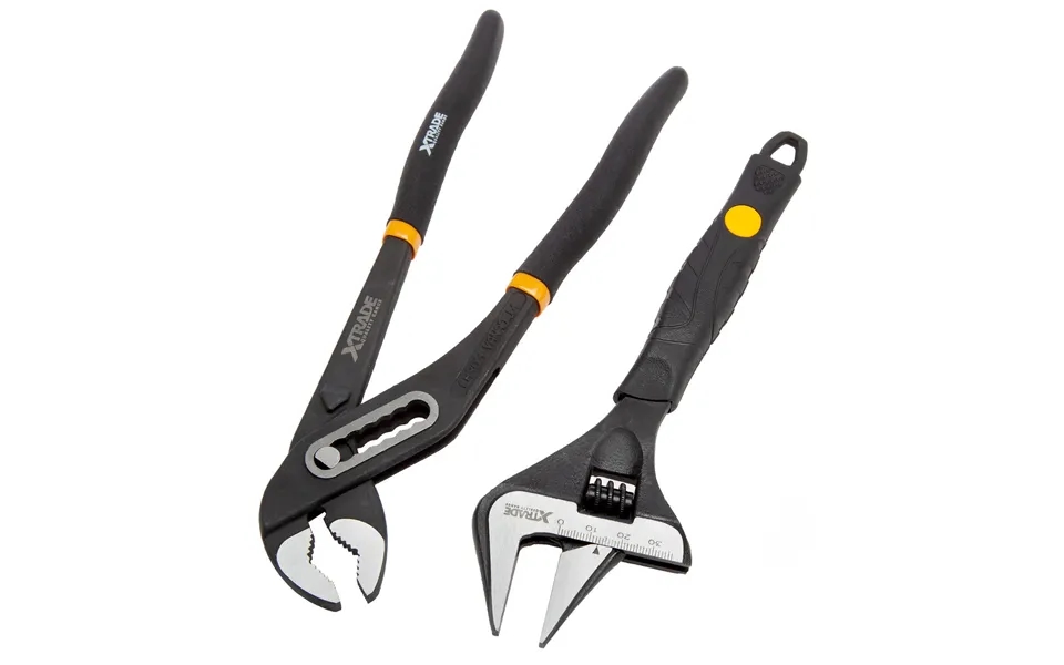 Xtrade X0900231 Water Pump Plier And Adjustable Wrench Set