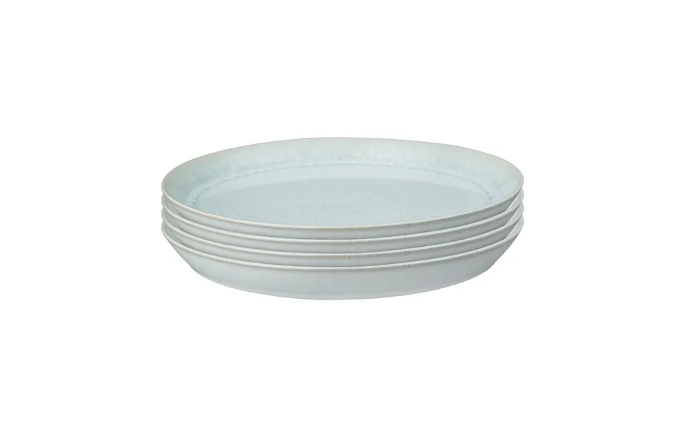 Kiln Green Set Of 4 Dinner Plates By Denby