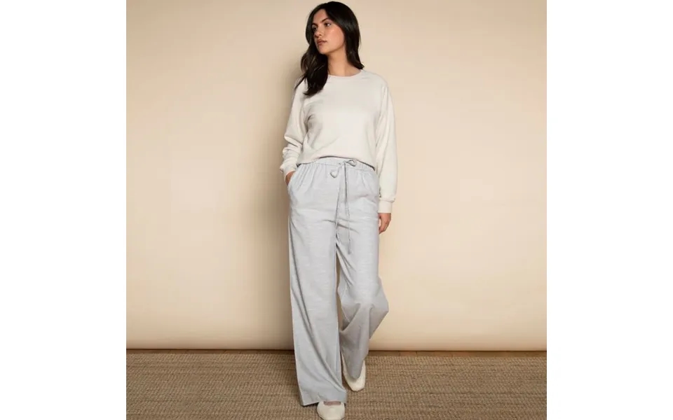 Organic Cotton & Hemp Cropped Sweatshirt By Dip & Doze Colour Oat Size L