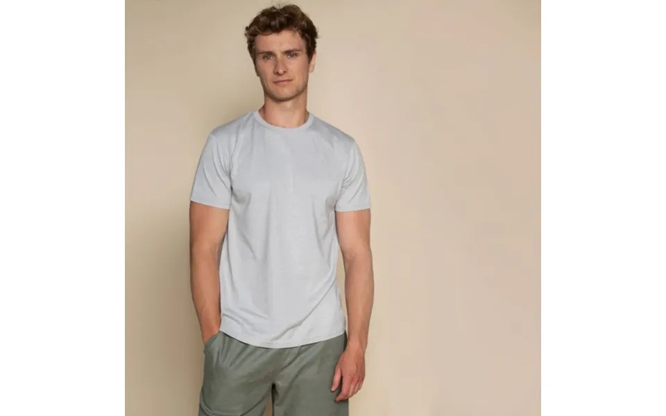 Organic Cotton & Hemp Everyday T-shirt By Dip & Doze Colour Lunar Grey Size Xl