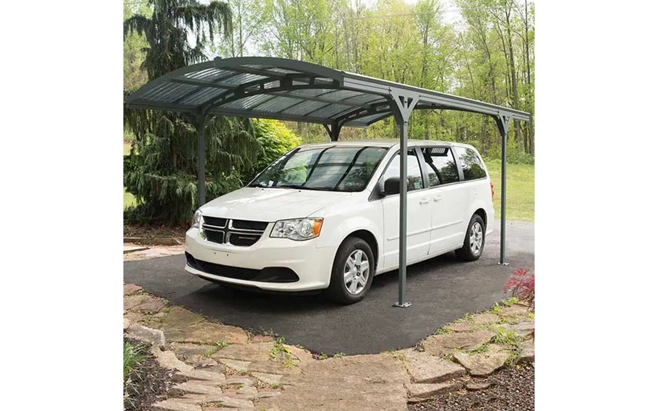 16x10 Palram Canopia Grey Carport Atlas 5000