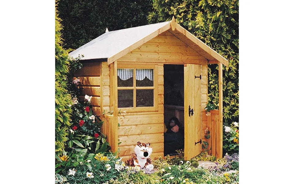 5' X 4' Shire Club Kids Wooden Playhouse 1.42m X 1.48m