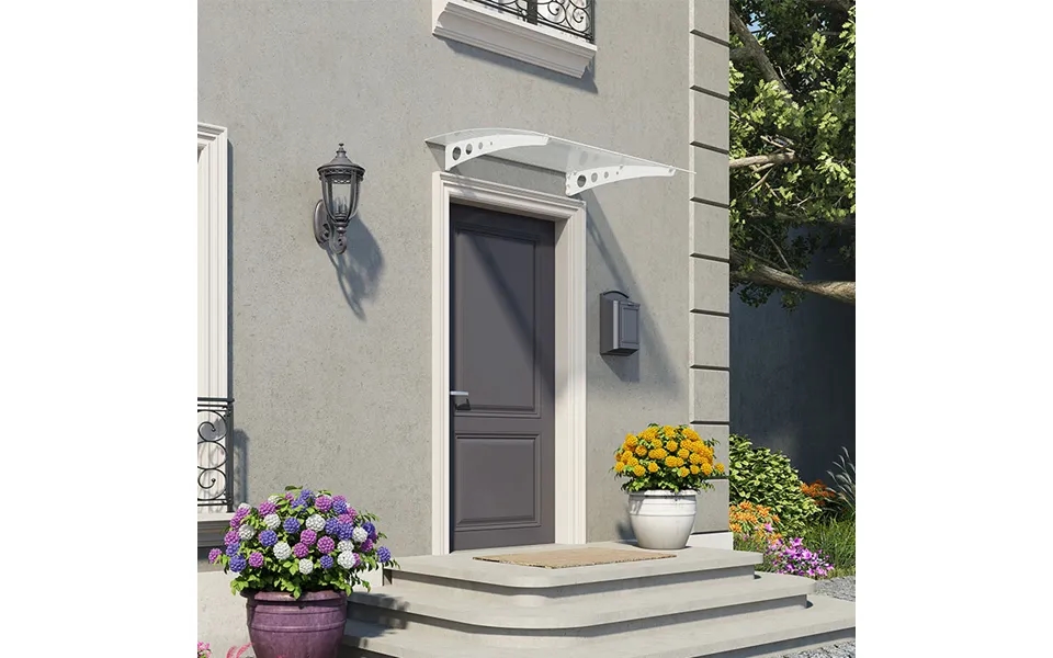 Palram Canopia Lyra 1350 White Twinwall Door Canopy