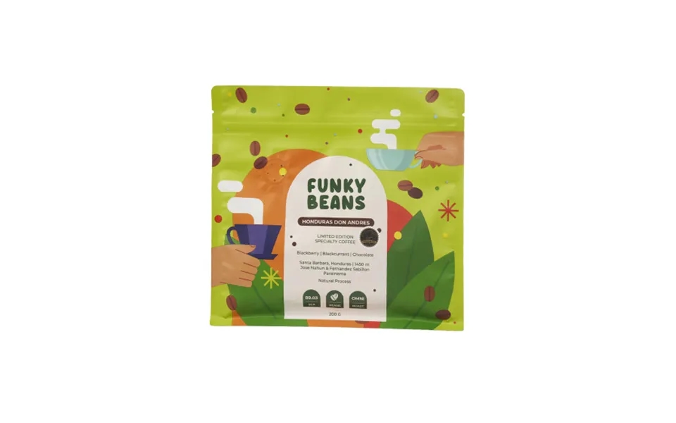 Specialty Coffee Beans Funky Beans Honduras Don Andres Coe 4 - 200 G