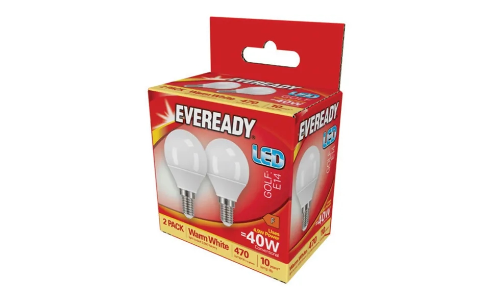 2 Pack Eveready 40w Edison Bulb Ww Golf E14
