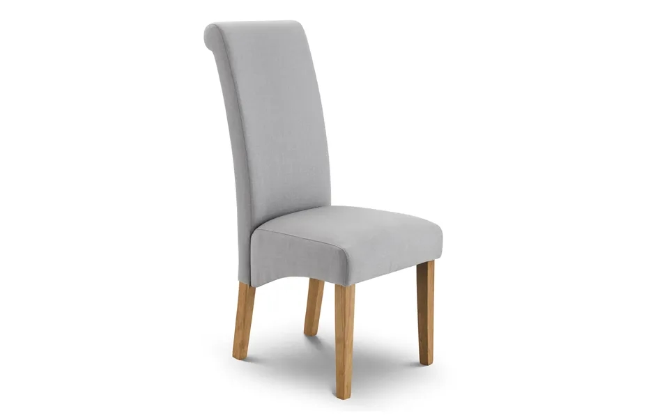 2 Pack Paulo Scrollback Dining Chair Grey