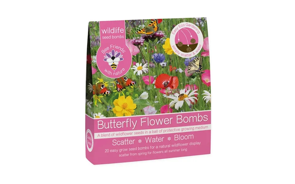 20 Butterfly Seed Bombs
