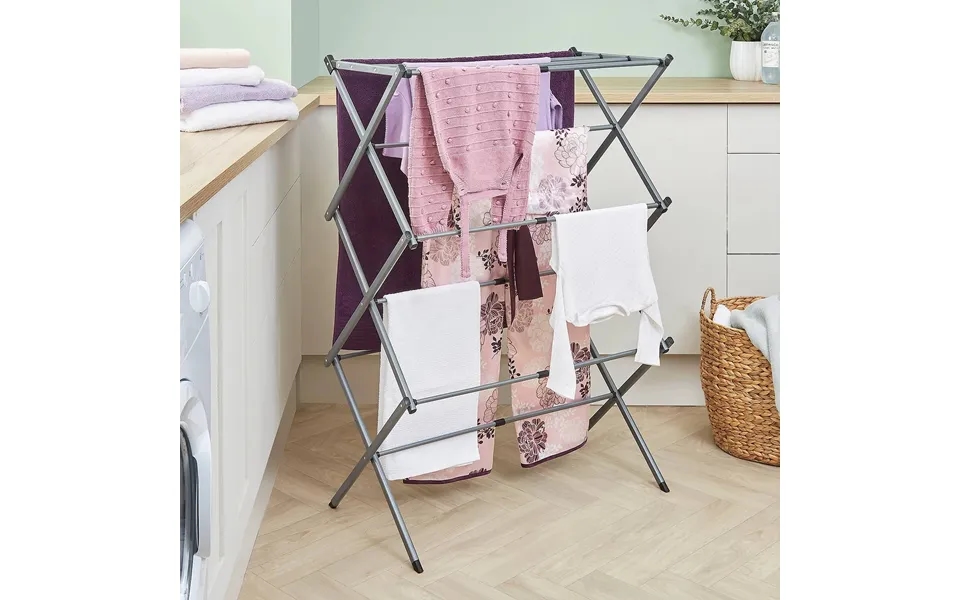 3 Tier Airer H104 Xw40-70 Xd34cm
