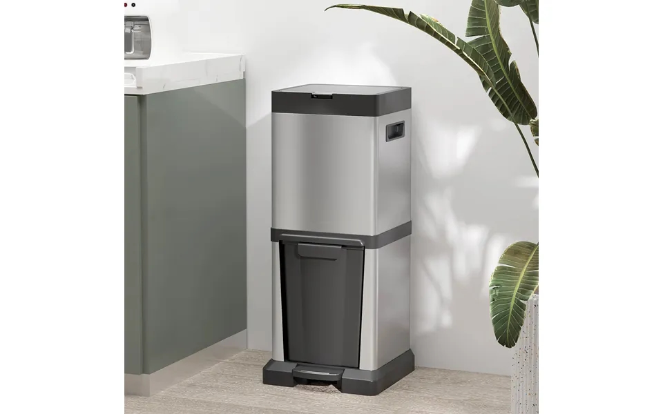 34l Double Kitchen Pedal Bin