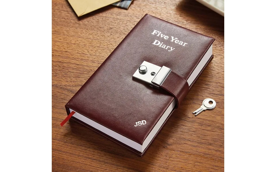 5 Year Diary Leather Personalised