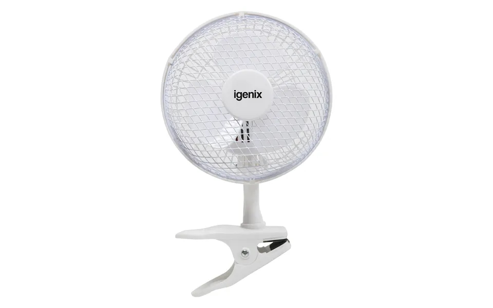 6 Inch Clip Fan White