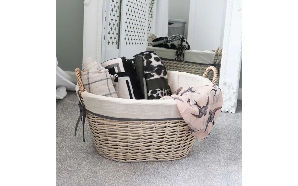 Arianna Oval Willow Storage Basket