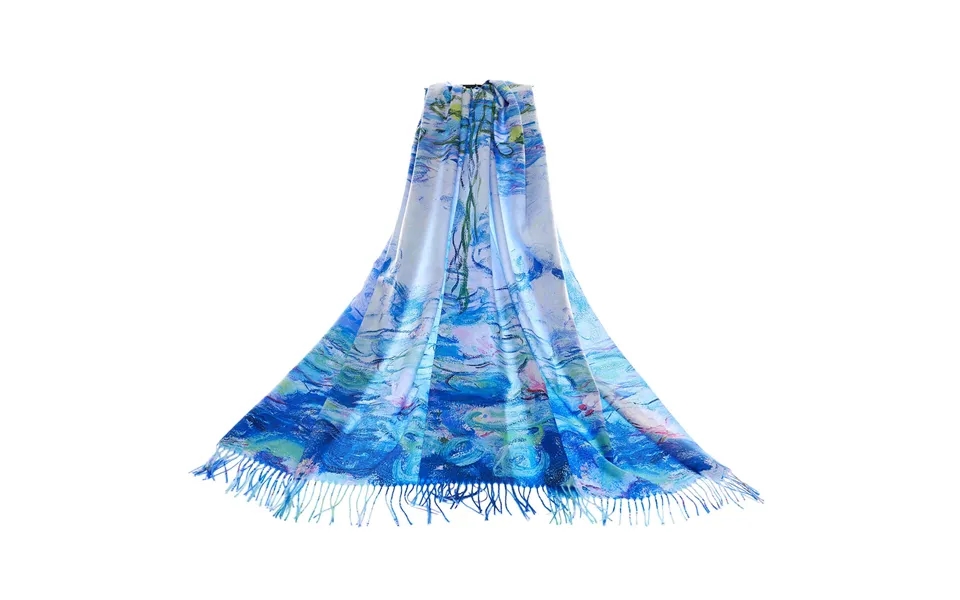 Art Pashmina Monet Waterlily