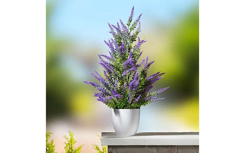 Artificial Potted Lavender