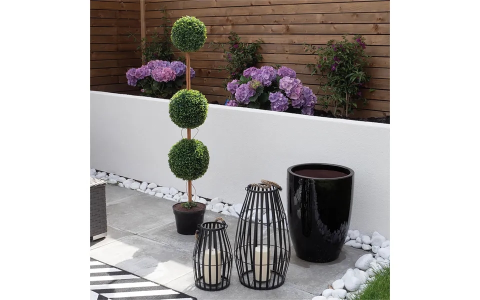 Artificial Topiary Triple Ball Tree 120cm