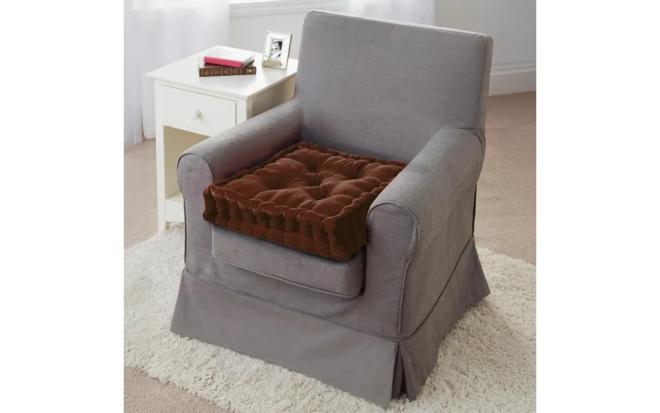 Booster Cushion For Armchair Chocolate L50cm X W50cm X H10cm