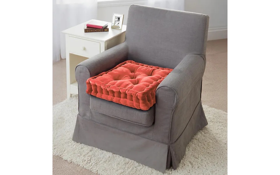 Booster Cushion For Armchair Terracotta L50cm X W50cm X H10cm