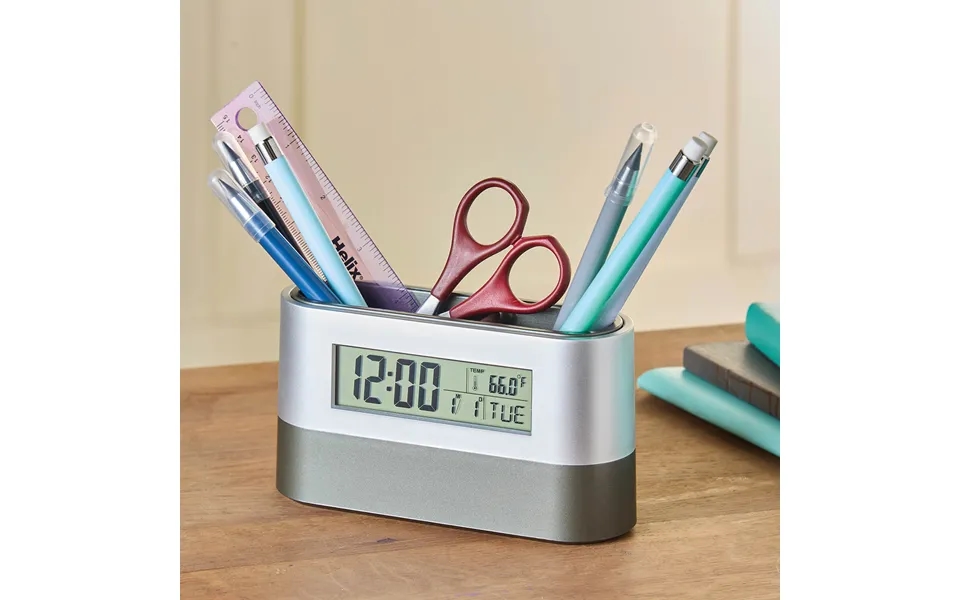 Clock Pen Holder