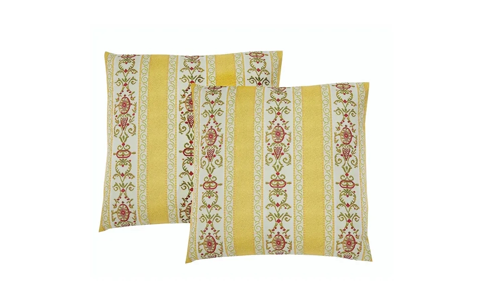 Cushion Cover Gold Regency Stripe 2 Pack