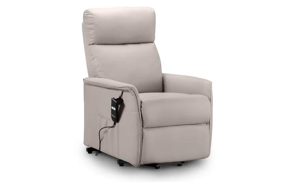 Elena Rise & Recliner In Pebble Faux Leather