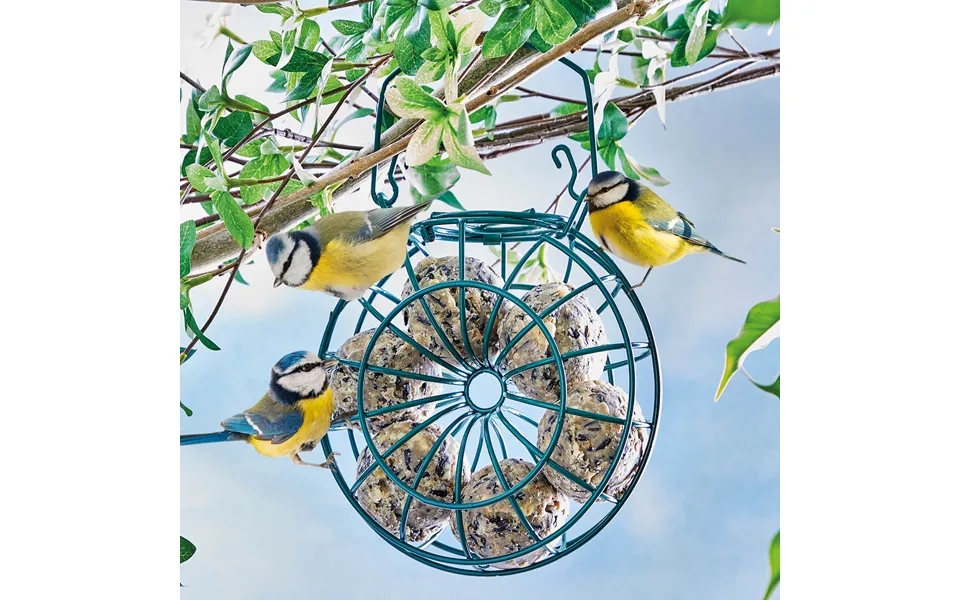 Fatball Bird Feeder H23.5 Xw17cm - Holds Up To 6 Fatballs
