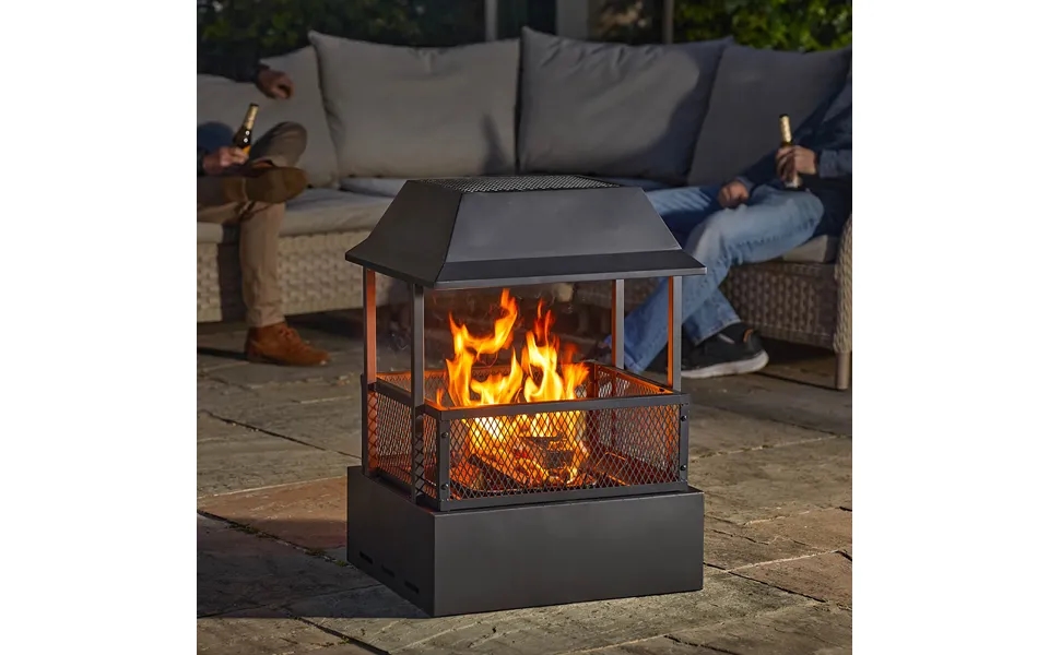 Heat Haze Outdoor Fireplace