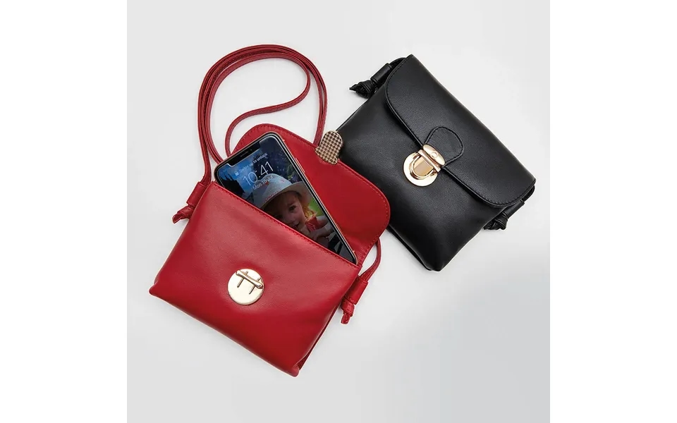 Ladies Essentials Handbag Red H17xw12xd64cm