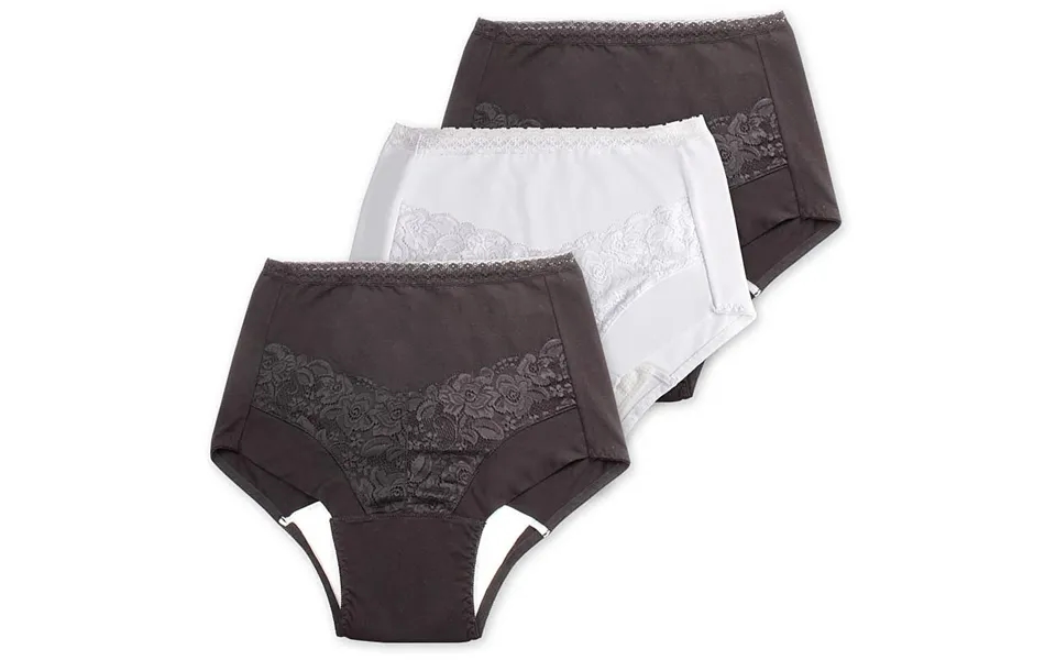 Ladies Pants Set Of 3 Black White Size 14-16