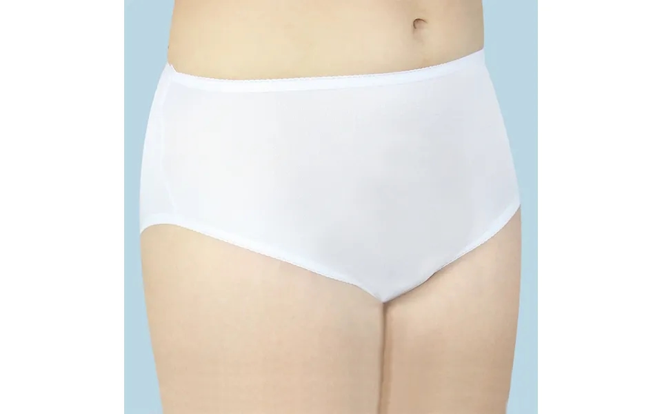 Ladies White Cotton Absorb Pants 100ml 32 34